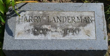 LANDERMAN, HARRY - Dane County, Wisconsin | HARRY LANDERMAN - Wisconsin Gravestone Photos