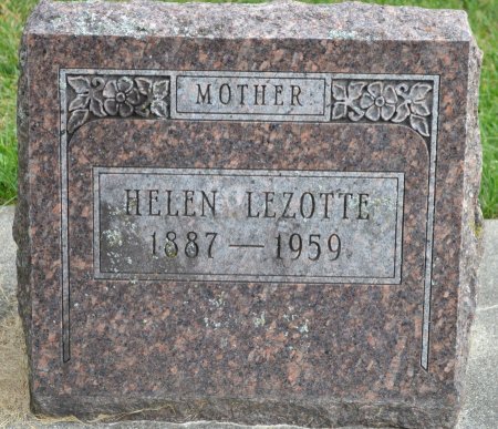 LEZOTTE, HELEN - Jefferson County, Wisconsin | HELEN LEZOTTE - Wisconsin Gravestone Photos