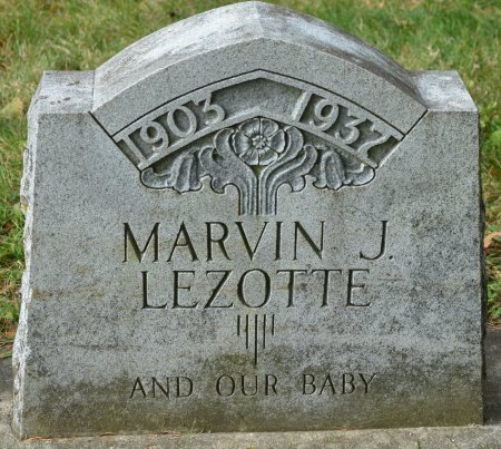 LEZOTTE, MARVIN J. - Jefferson County, Wisconsin | MARVIN J. LEZOTTE - Wisconsin Gravestone Photos