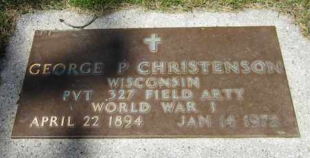 CHRISTENSON, GEORGE P. - Kewaunee County, Wisconsin | GEORGE P. CHRISTENSON - Wisconsin Gravestone Photos