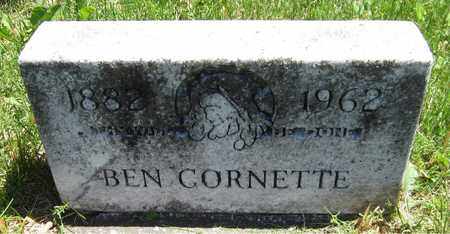 CORNETTE, BEN - Kewaunee County, Wisconsin | BEN CORNETTE - Wisconsin Gravestone Photos