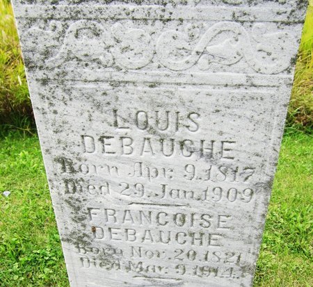 DEBAUCHE, LOUIS - Kewaunee County, Wisconsin | LOUIS DEBAUCHE - Wisconsin Gravestone Photos