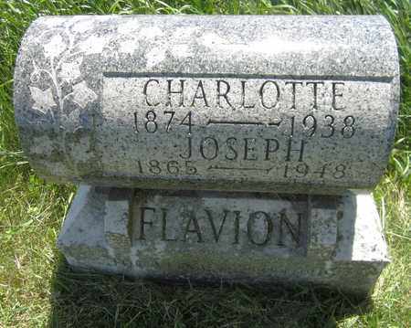 FLAVION, CHARLOTTE - Kewaunee County, Wisconsin | CHARLOTTE FLAVION - Wisconsin Gravestone Photos