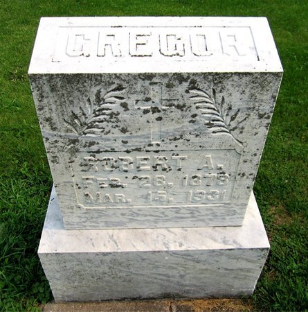 GREGOR, ROBERT A. - Kewaunee County, Wisconsin | ROBERT A. GREGOR - Wisconsin Gravestone Photos