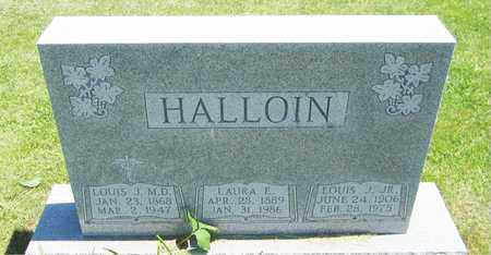 HALLOIN, LAURA A. - Kewaunee County, Wisconsin | LAURA A. HALLOIN - Wisconsin Gravestone Photos