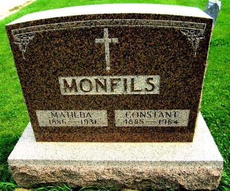 MONFILS, CONSTANT - Kewaunee County, Wisconsin | CONSTANT MONFILS - Wisconsin Gravestone Photos