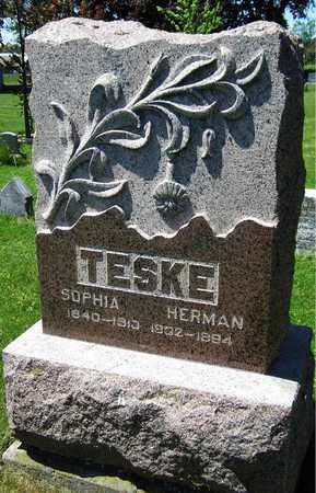 TESKE, HERMAN - Kewaunee County, Wisconsin | HERMAN TESKE - Wisconsin Gravestone Photos