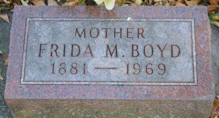 BOYD, FRIDA M. - Rock County, Wisconsin | FRIDA M. BOYD - Wisconsin Gravestone Photos