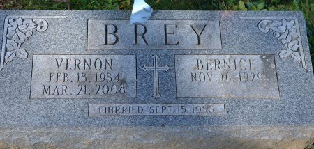 BREY, VERNON - Rock County, Wisconsin | VERNON BREY - Wisconsin Gravestone Photos