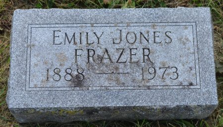 JONES FRAZER, EMILY - Rock County, Wisconsin | EMILY JONES FRAZER - Wisconsin Gravestone Photos