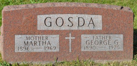 GOSDA, MARTHA - Rock County, Wisconsin | MARTHA GOSDA - Wisconsin Gravestone Photos