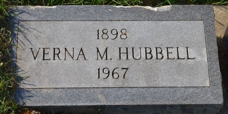 HUBBELL, VERNA M. - Rock County, Wisconsin | VERNA M. HUBBELL - Wisconsin Gravestone Photos