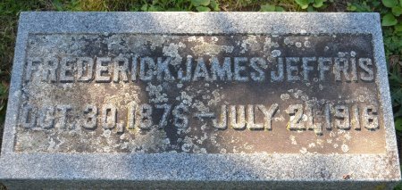 JEFFRIS, FREDERICK JAMES - Rock County, Wisconsin | FREDERICK JAMES JEFFRIS - Wisconsin Gravestone Photos