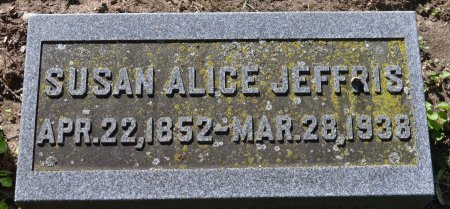 JEFFRIS, SUSAN ALICE - Rock County, Wisconsin | SUSAN ALICE JEFFRIS - Wisconsin Gravestone Photos