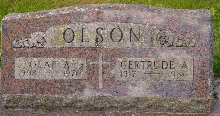 OLSON, OLAF A. - Rock County, Wisconsin | OLAF A. OLSON - Wisconsin Gravestone Photos