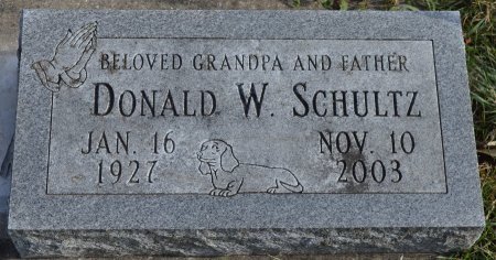 SCHULTZ, DONALD W. - Rock County, Wisconsin | DONALD W. SCHULTZ - Wisconsin Gravestone Photos