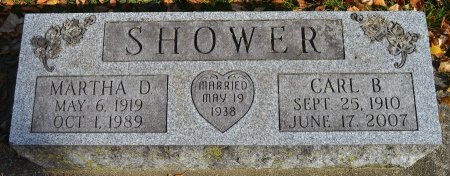 SHOWER, MARTHA D. - Rock County, Wisconsin | MARTHA D. SHOWER - Wisconsin Gravestone Photos