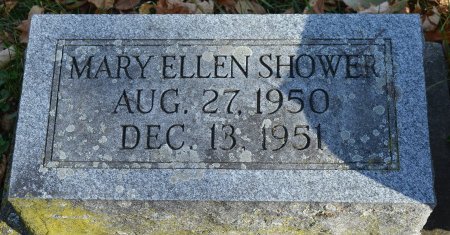 SHOWER, MARY ELLEN - Rock County, Wisconsin | MARY ELLEN SHOWER - Wisconsin Gravestone Photos