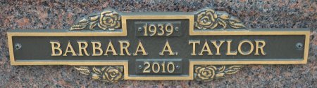 TAYLOR, BARBARA A. - Rock County, Wisconsin | BARBARA A. TAYLOR - Wisconsin Gravestone Photos