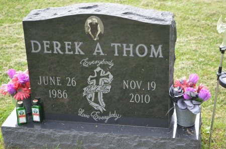 THOM, DEREK A. - Rock County, Wisconsin | DEREK A. THOM - Wisconsin Gravestone Photos