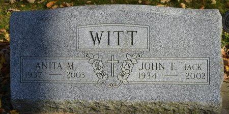WITT, JOHN T. "JACK" - Rock County, Wisconsin | JOHN T. "JACK" WITT - Wisconsin Gravestone Photos